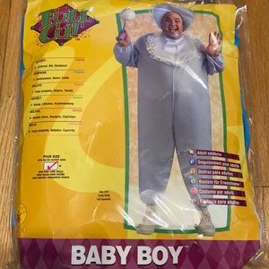 Rubies Adult male Halloween Baby Boy costume new in packaging
